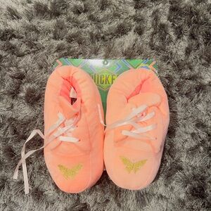 Wicked Glinda the Good Witch Pink Butterfly Plush Sneaker Slippers